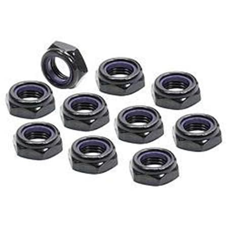 Allstar Performance Black Half Nuts - 0.50-20 in. ALL17048